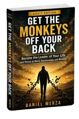 daniel merza get the monkeys off your back book cover