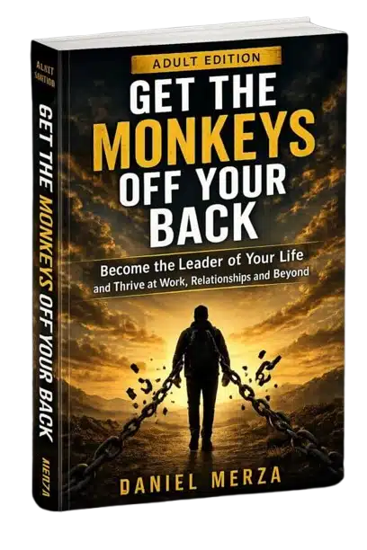 daniel merza get the monkeys off your back book cover